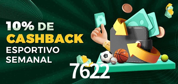 10% de bônus de cashback na 7622